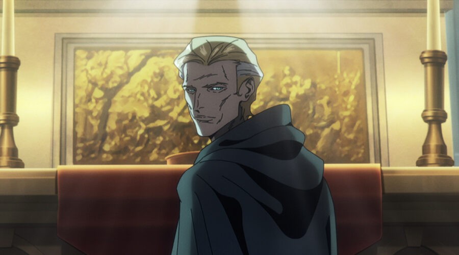 Castlevania Nocturne S1 Richard Dormer As The Abbot In Castlevania Nocturne S1 Cr Courtesy Of Netflix