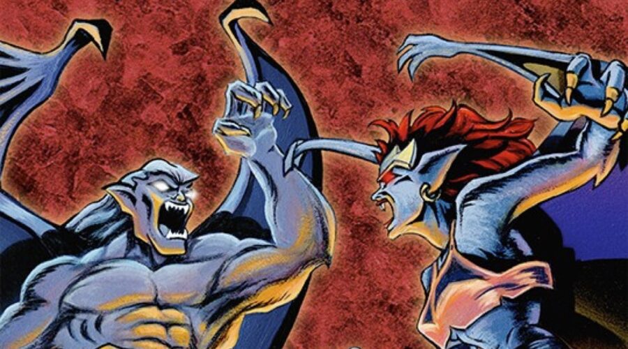 Un particolare del poster di “Gargoyles - Il risveglio degli eroi”, di cui Disney starebbe sviluppando la serie tv live-action. Credits: Disney.