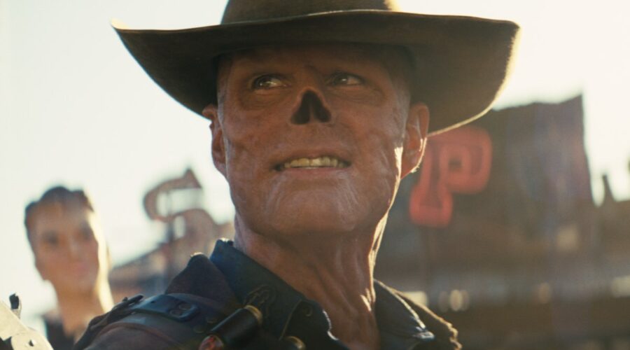 Il Ghoul (Walton Goggins) nella serie tv di “Fallout”. Credits: Prime Video.