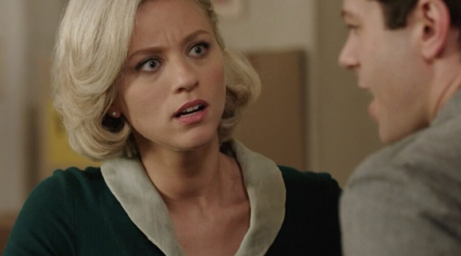 Francesca Del Fa (Irene Cipriani) e Gabriele Anagni (Alfredo Perico) in una scena della puntata 4 de 