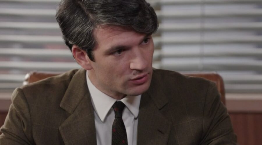 Filippo Scarafia (Roberto Landi) in una scena nella puntata 27 de 