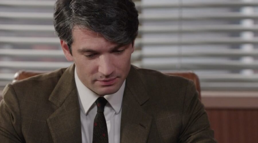 Filippo Scarafia (Roberto Landi) in una scena nella puntata 27 de 