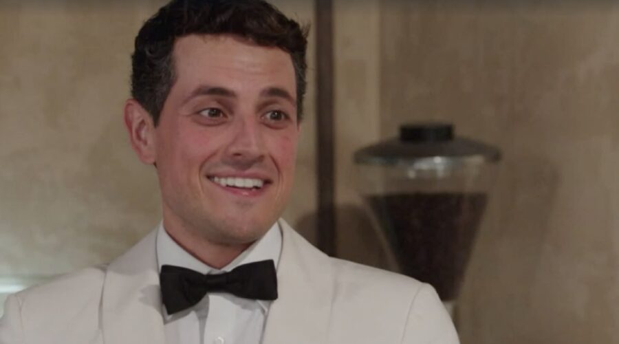 Emanuel Caserio (Salvatore Amato) in una scena della puntata 30 de 