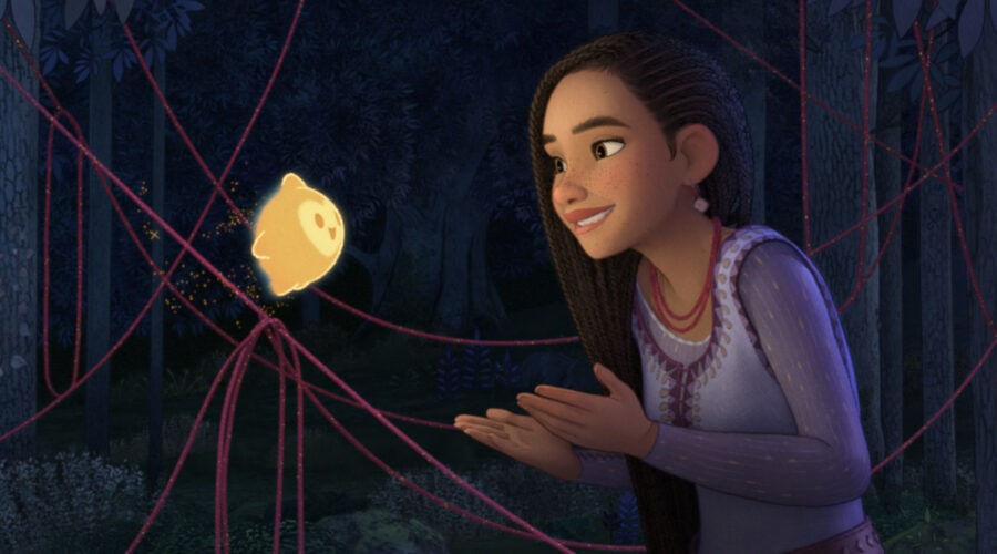 Asha E Star In Una Scena Di Wish Credits Disney Studios