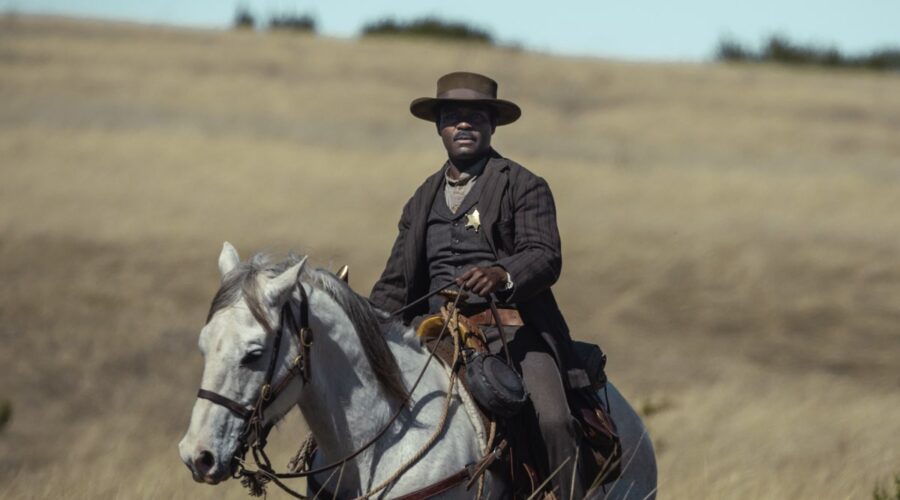 David Oyelowo, il protagonista della serie tv in otto episodio “Lawmen: la storia di Bass Reeves”. Credits: Paramount+.