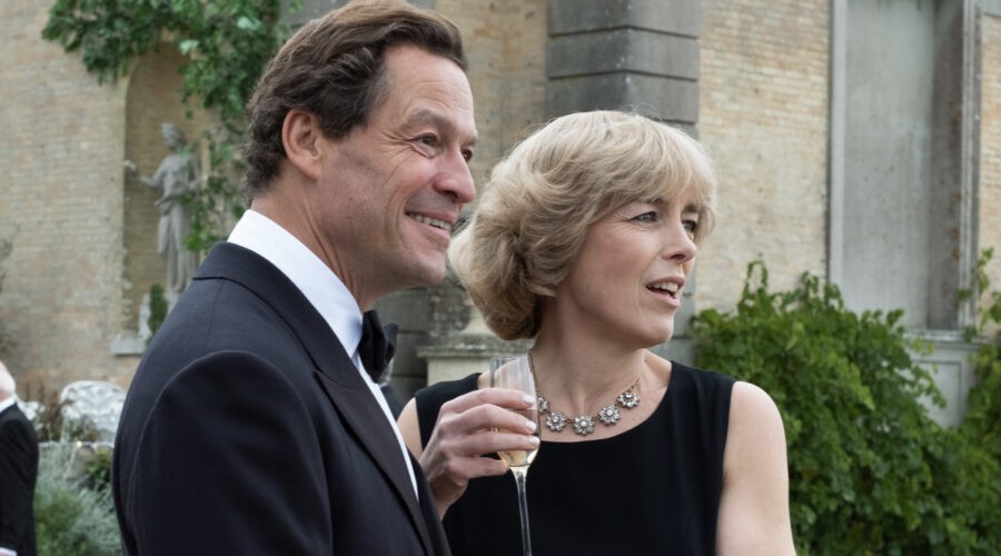 Dominic West, Olivia Williams In The Crown Season 6 - Part 1 Credits Keith Bernstein Netflix