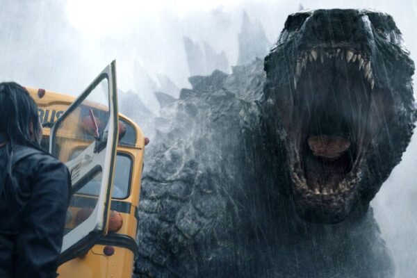 Un'immagine di Godzilla nella serie tv “Monarch: Legacy of Monsters”. Credits: Apple TV+.