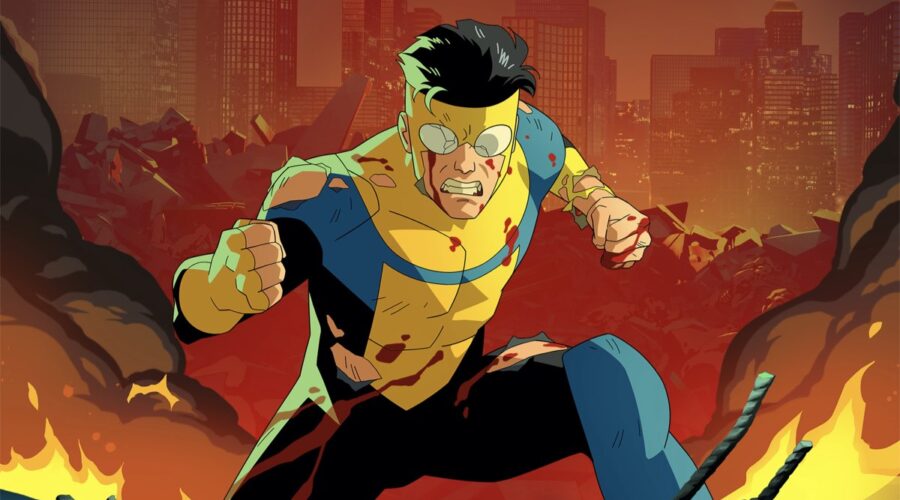 Key art di “Invincible”. Credits: amazon Prime Video.
