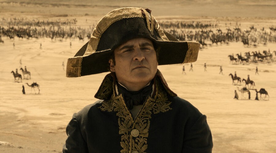 Joaquin Phoenix (Napoleone) In Napoleon Credits Columbia Pictures Sony Company