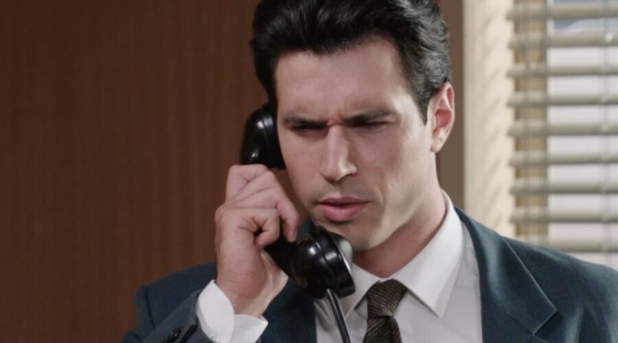 Danilo D'Agostino (Matteo Portelli) in una scena della puntata 47 de 