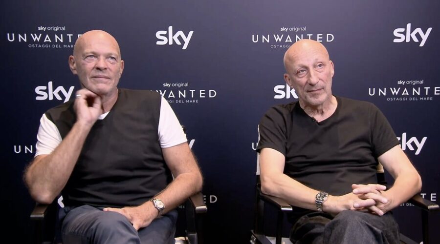 Da sinistra: Stefano Bises e Oliver Hirschbiegel nell'intervista per “Unwanted”. Credits: Tvserial.it.