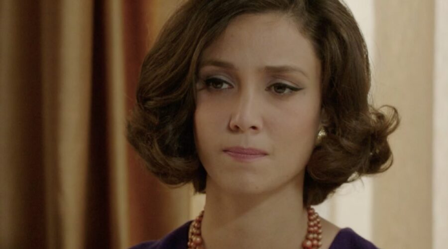 Lucrezia Massari (Flora Gentile Ravasi) in una scena della puntata 62 de 