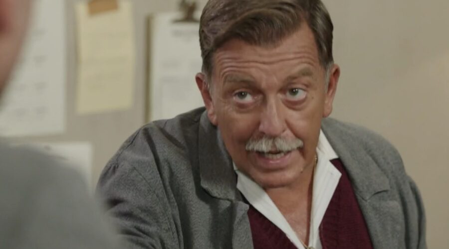 Pietro Genuardi (Armando Ferraris) in una scena della puntata 66 de