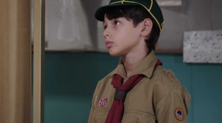 Teo in una scena della puntata 73 de