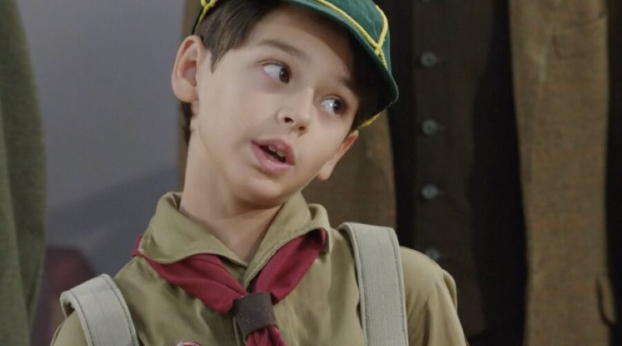 Lorenzo Ferrante (Teo) in una scena della puntata 73 de 