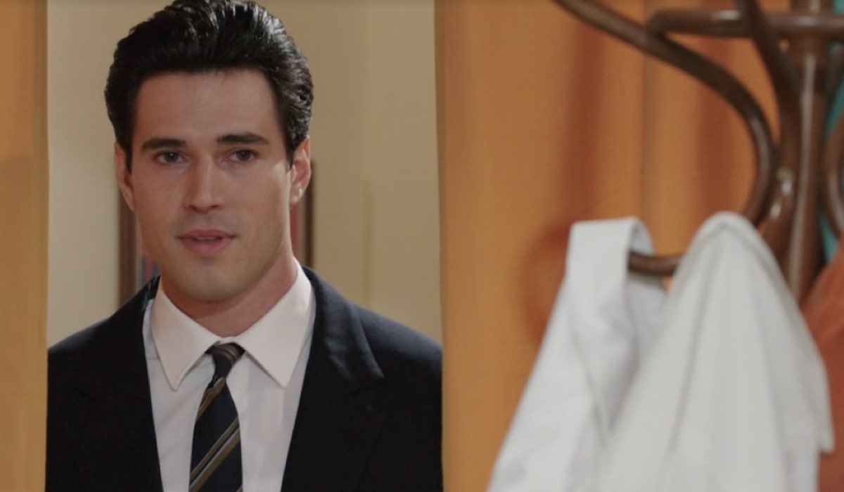 Danilo D'Agostino (Matteo Portelli) in una scena della puntata 48 de 