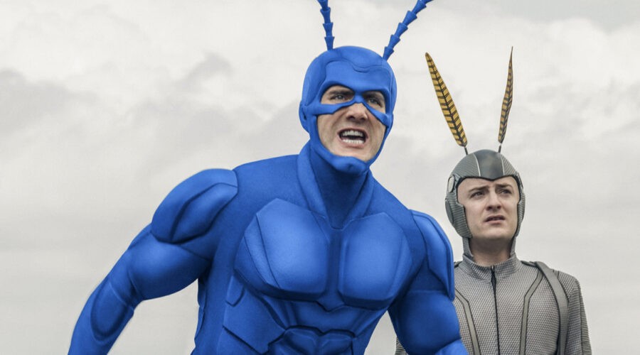 Peter Serafinowicz E Griffin Newman In The Tick Credits Prime Video