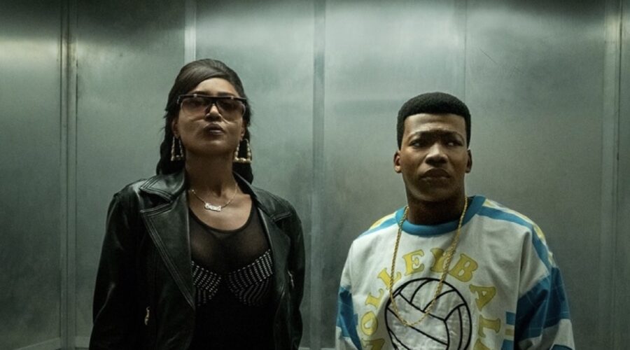 Patina Miller (Raq) e Mekai Curtis (Kanan) in una scena di