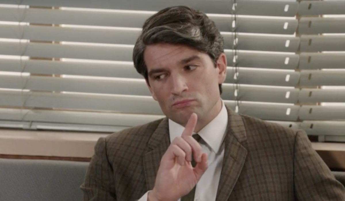 Filippo Scarafia (Roberto Landi) in una scena nella puntata 62 de 