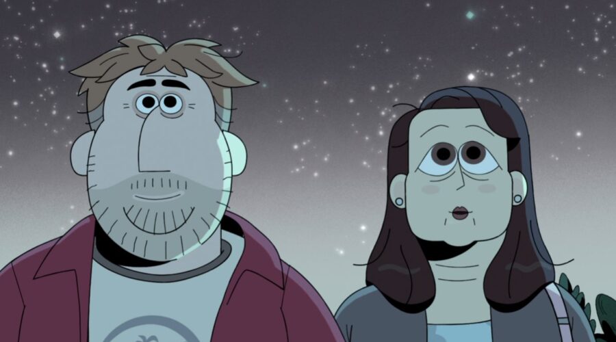 ​carol And The End Of The World. (L To R) ​michael Chernus As Eric And Martha Kelly As Carol In Carol & The End Of The World. Cr. Netflix