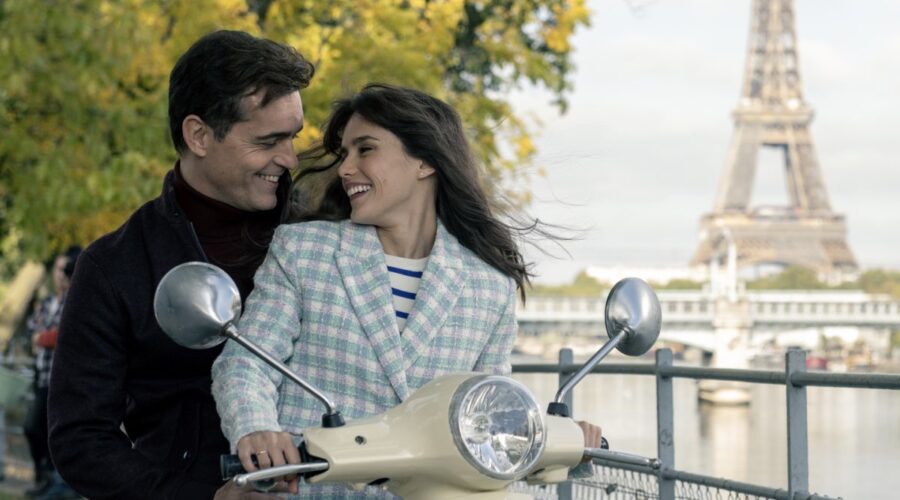 Da sinistra: Pedro Alonso (Berlino) e Samantha Siqueiros (Camile) in “Berlino”. Credits: Tamara Arranz/Netflix.