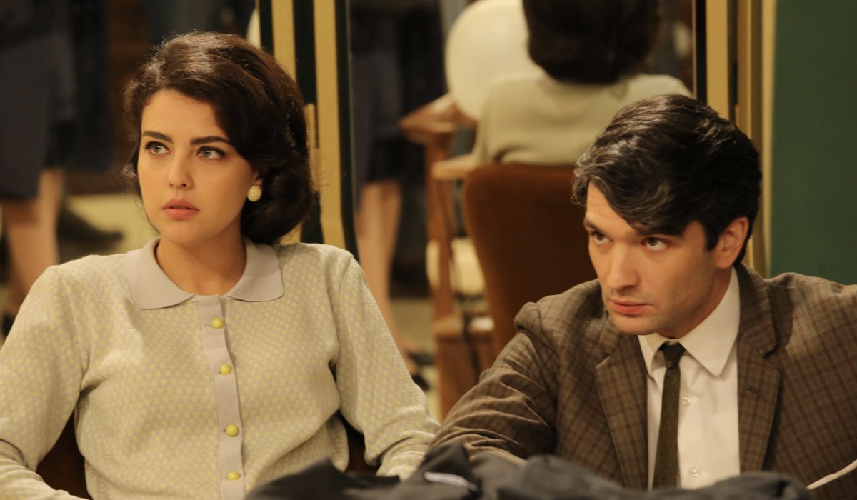 Da sinistra: Chiara Russo (Maria Puglisi) e Filippo Scarafia (Roberto Landi) in una scena de 