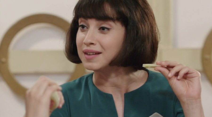 Clara Danese (Elvira Gallo) in una scena della puntata 41 de 