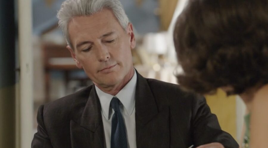 Roberto Farnesi (Umberto Guarnieri) in una scena della puntata 41 de 