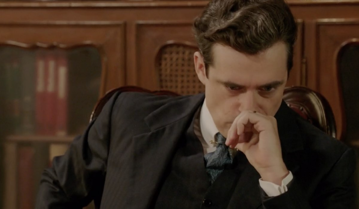 Flavio Parenti (Tancredi Di Sant'Erasmo) in una scena della puntata 67 de 