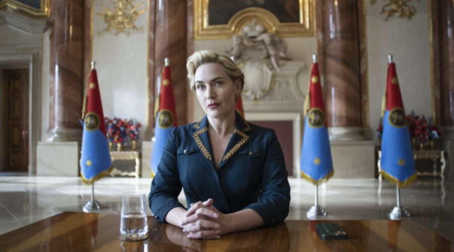 Kate Winslet in una scena di “The Regime”. Credits: Hbo via Sky Italia.