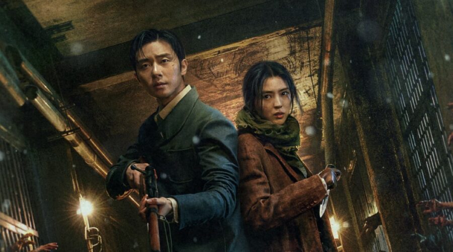 Un particolare del poster di “La Creatura di Gyeonseong”. Credits: Netflix.