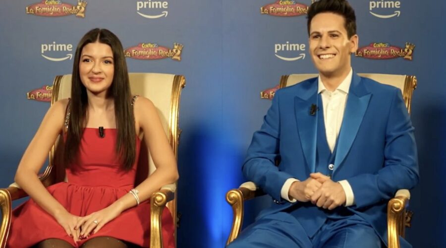 Sofì e Luì intervistati per la seconda stagione di “Me Contro Te: La Famiglia Reale”. Credits: Tvserial.it.