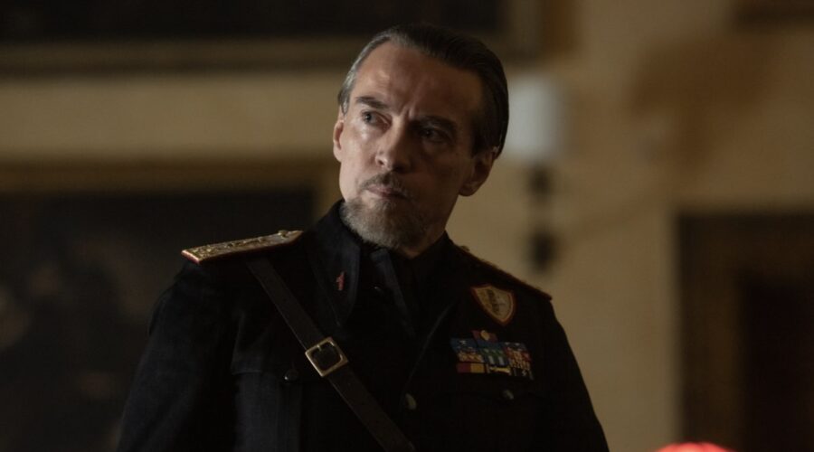 Alessio Boni (Dino Grandi) in una scena de “La Lunga Notte - La Caduta Del Duce”. Credits: Di Benedetto / Rai.