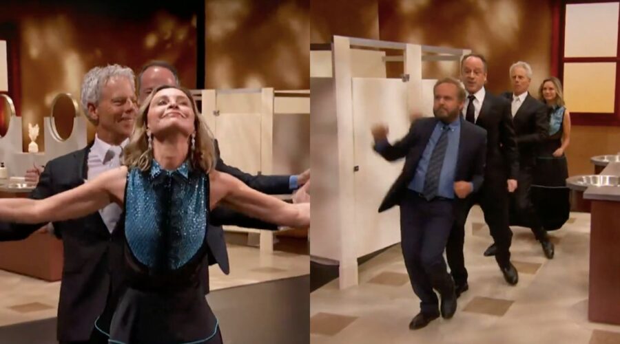 Il cast di “Ally McBeal” agli Emmy 2024. Credits: Cattura schermo.