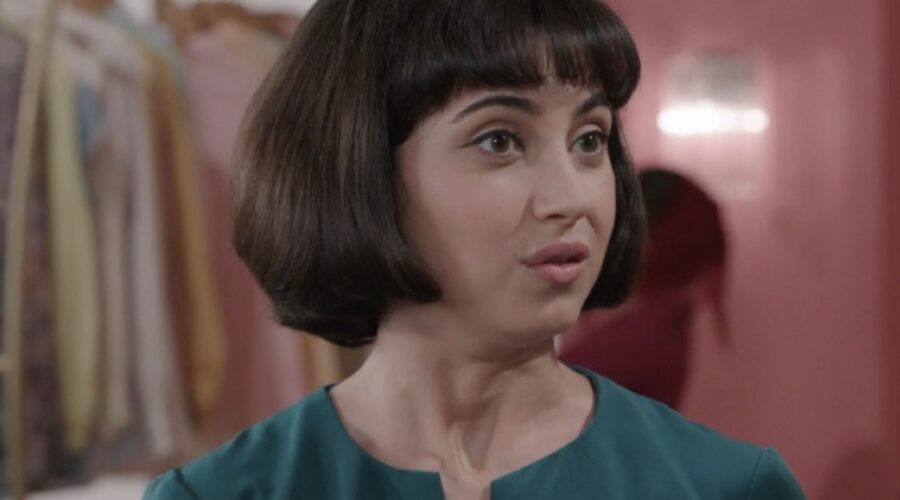 Clara Danese (Elvira Gallo) in una scena della puntata 12 de “Il Paradiso Delle Signore 8”. Credits: Rai.