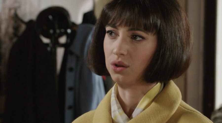 Clara Danese (Elvira Gallo) in una scena della puntata 86 de “Il Paradiso Delle Signore 8”. Credits: Rai.