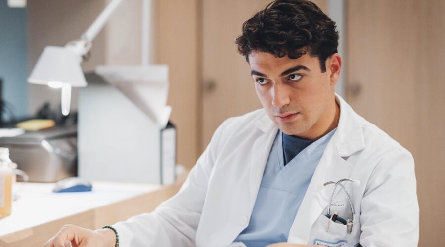 Giacomo Giorgio (Federico Lentini) in una scena di
