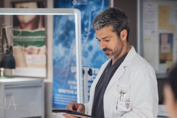 Luca Argentero (Andrea Fanti) in una scena di 
