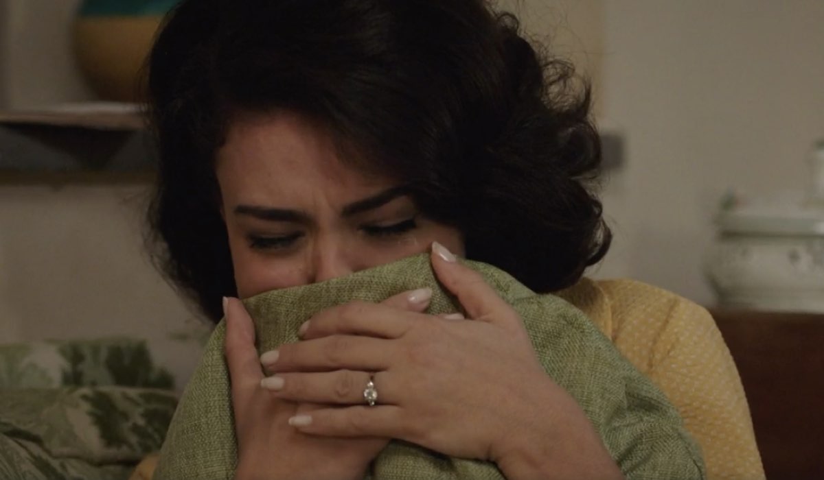 Chiara Russo (Maria Puglisi) in una scena della puntata 85 de “Il Paradiso Delle Signore 8”. Credits: Rai.