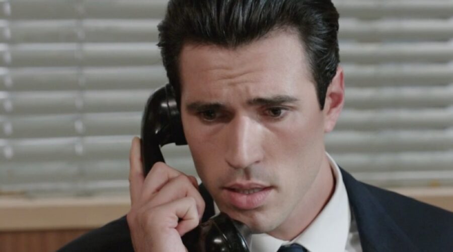 Danilo D'Agostino (Matteo Portelli) in una scena della puntata 93 de “Il Paradiso Delle Signore 8”. Credits: Rai.