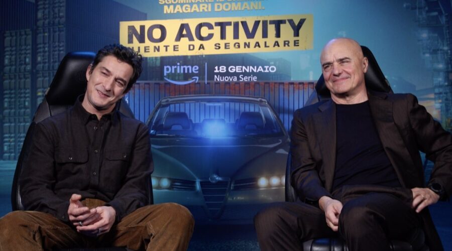 ”No Activity - Niente da segnalare”, intervista ad Alessandro Tiberi e Luca Zingaretti. Credits: Tvserial.it.