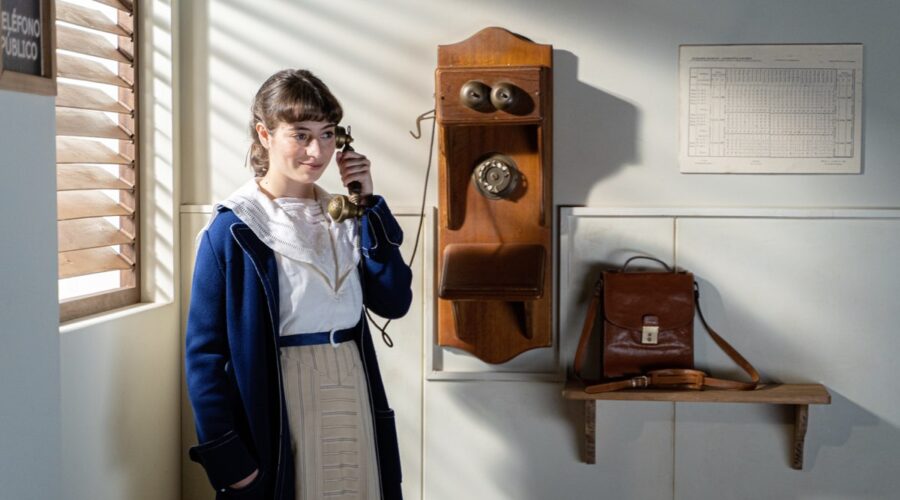 Paula Jornet (Blanca) in una scena de “La Promessa”. Credits: RTI Mediaset.