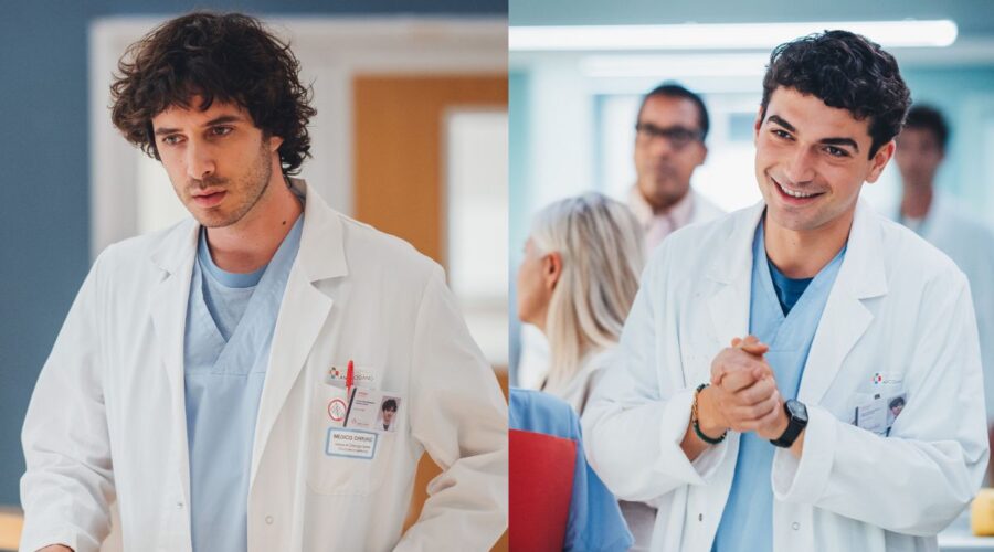 Da sinistra: Pierpaolo Spollon (Riccardo Bonvegna) e Giacomo Giorgio (Federico Lentini) in una scena di