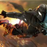 “The Mandalorian e Grogu”, uno sketch del film in arrivo al cinema. Credits: Courtesy of Lucasfilm Ltd.