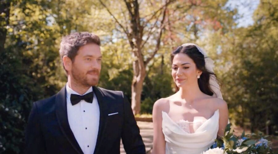 Baris e Zeynep si sposano in “My Home My Destiny”. Credits: Cattura schermo/Mediaset Infinity.