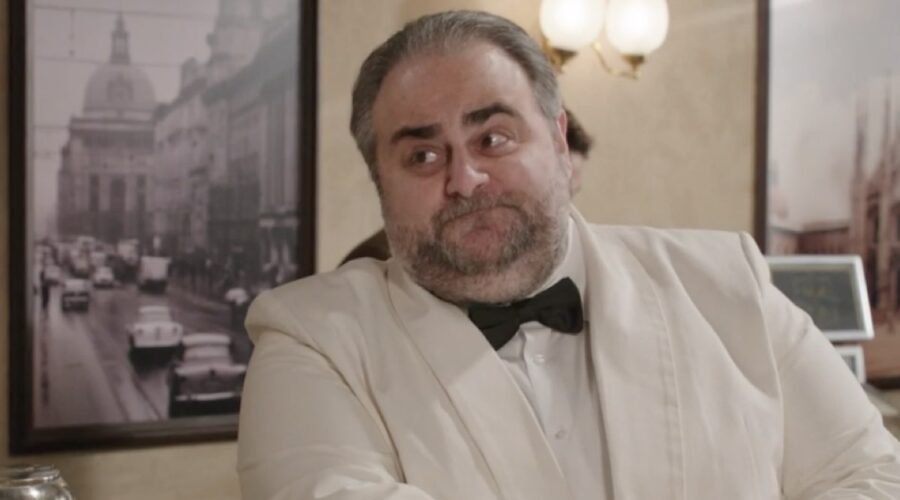 Massimo Cagnina (Ciro Puglisi) in una scena della puntata 98 de “Il Paradiso Delle Signore 8”. Credits: Rai.