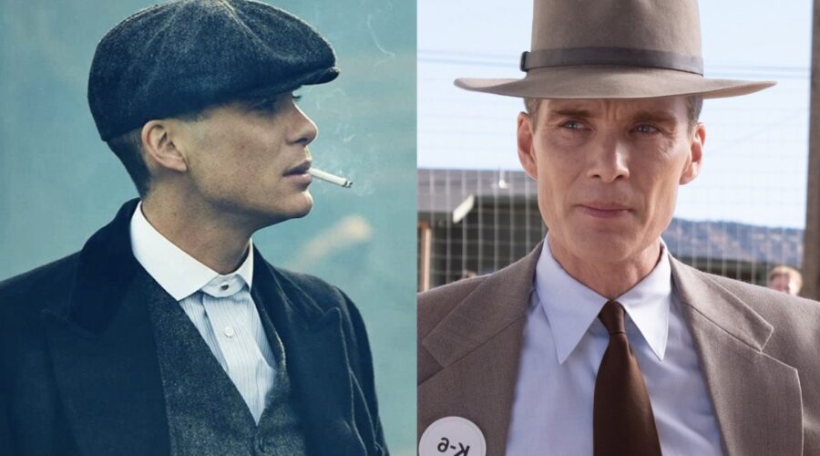 Da Sinistra Cillian Murphy In Peaky Blinders E In Oppenheimer Credits Netflix E Universal Pictures