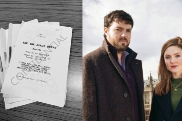 Immagine Del Copione Del Primo Episodio Di Strike Stagione Sei Da Twitter E Copertina Della Serie Credits Via Twitter E Mediaset