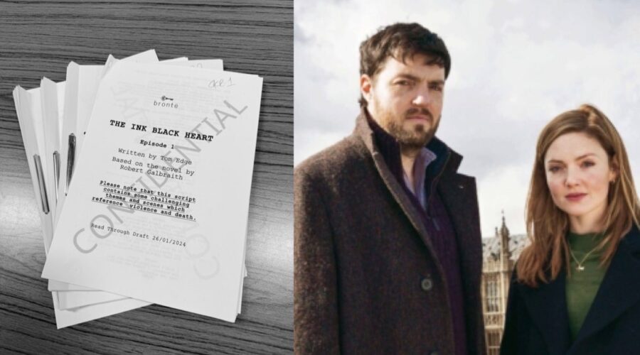 Immagine Del Copione Del Primo Episodio Di Strike Stagione Sei Da Twitter E Copertina Della Serie Credits Via Twitter E Mediaset