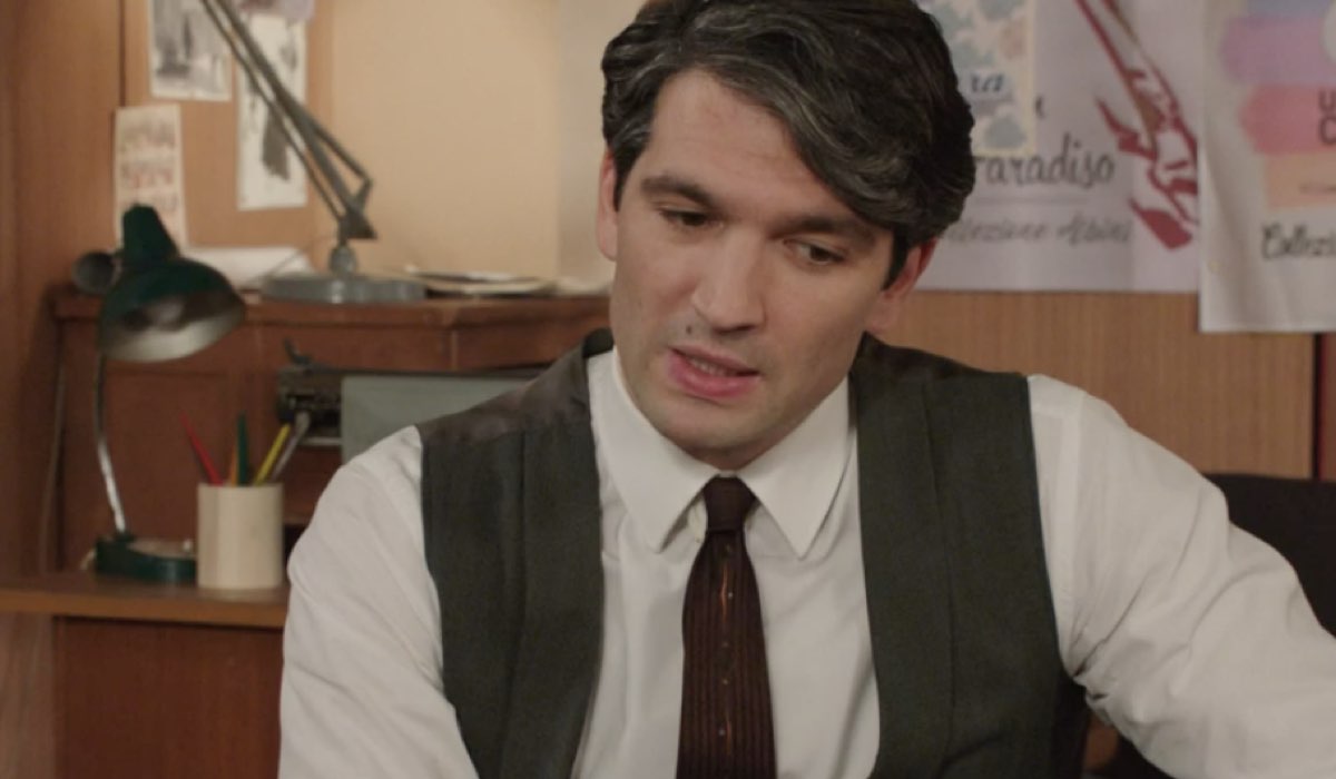 Filippo Scarafia (Roberto Landi) in una scena della puntata 81 de “Il Paradiso Delle Signore 8”. Credits: Rai.